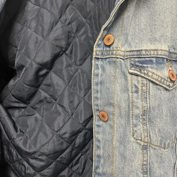 Denim jacket with lining - Picture 2 of 2